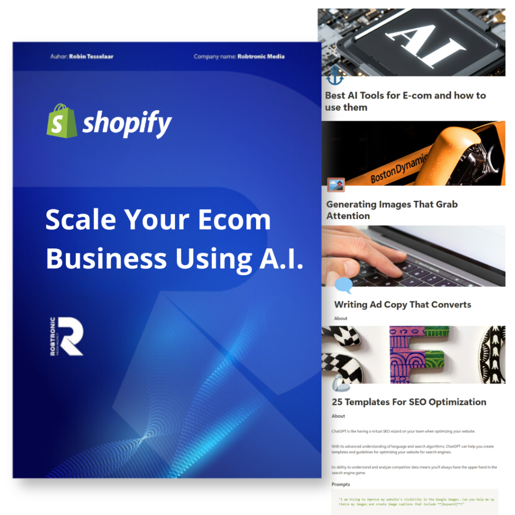 Scale Your Ecom Business Using A.I