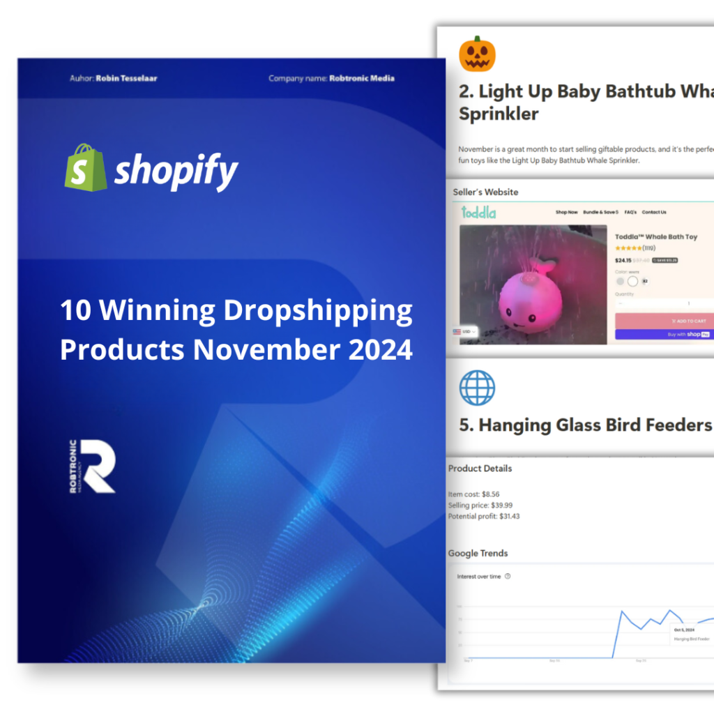10 Winning Dropshipping Products November 2024
