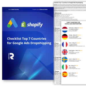 Checklist Top 7 Countries for Google Ads Dropshipping