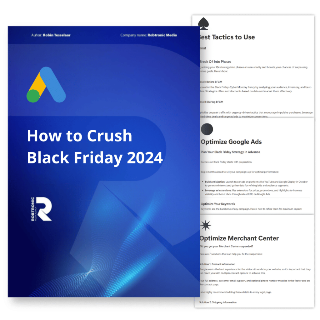 Free Ebook: How to Crush Black Friday 2024