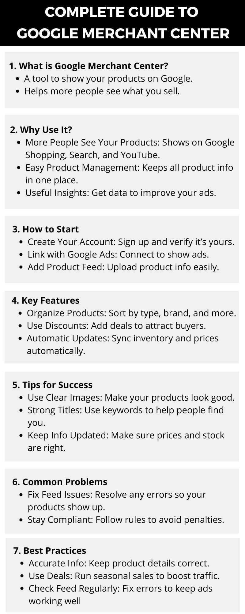 Overview - Complete Guide to Google Merchant Center