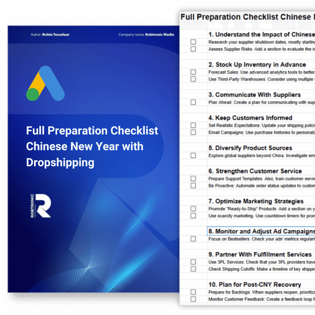 Full Preparation Checklist Chinese New Year with Dropshipping