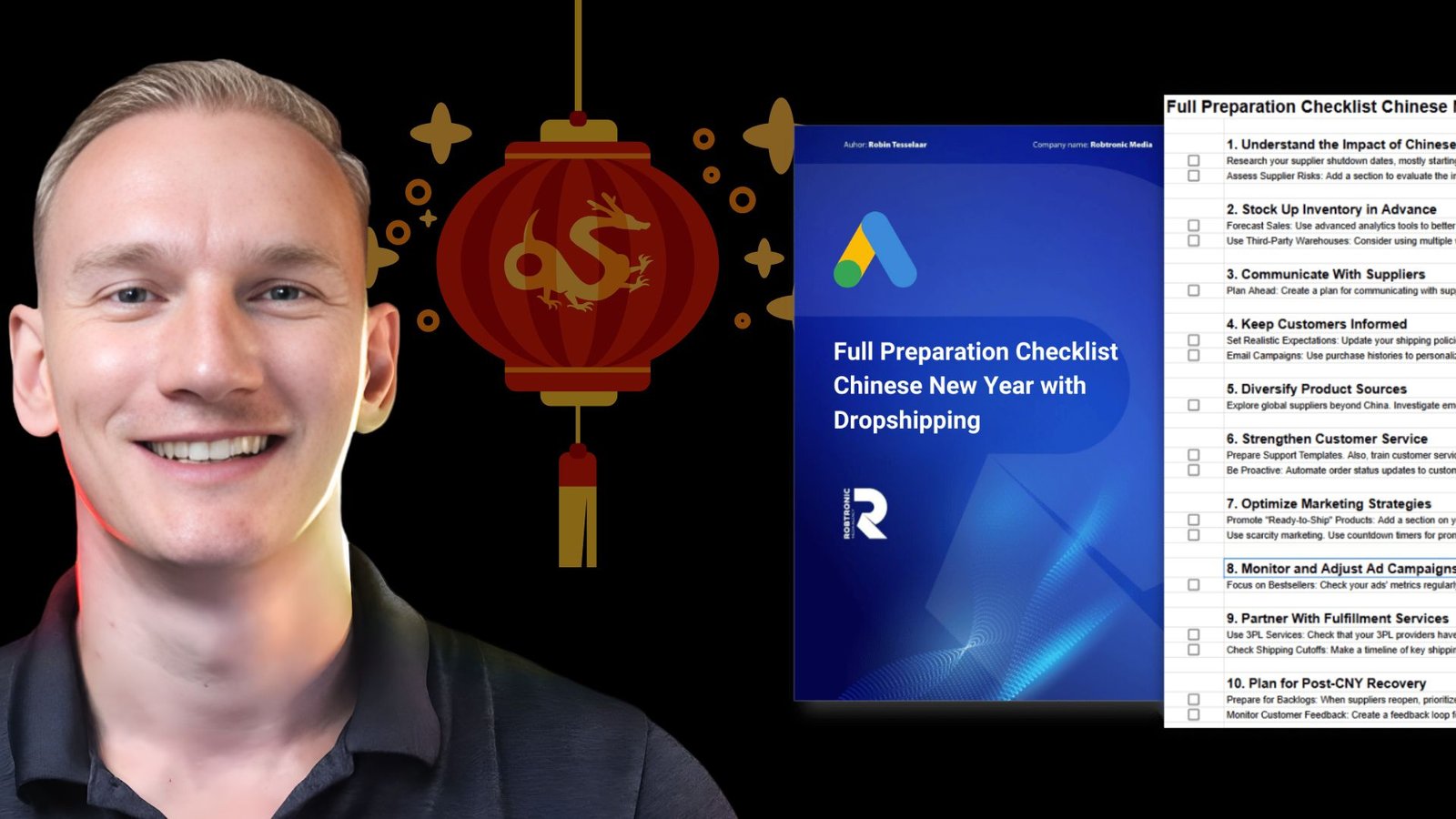 Full Preparation Checklist Chinese New Year with Dropshipping