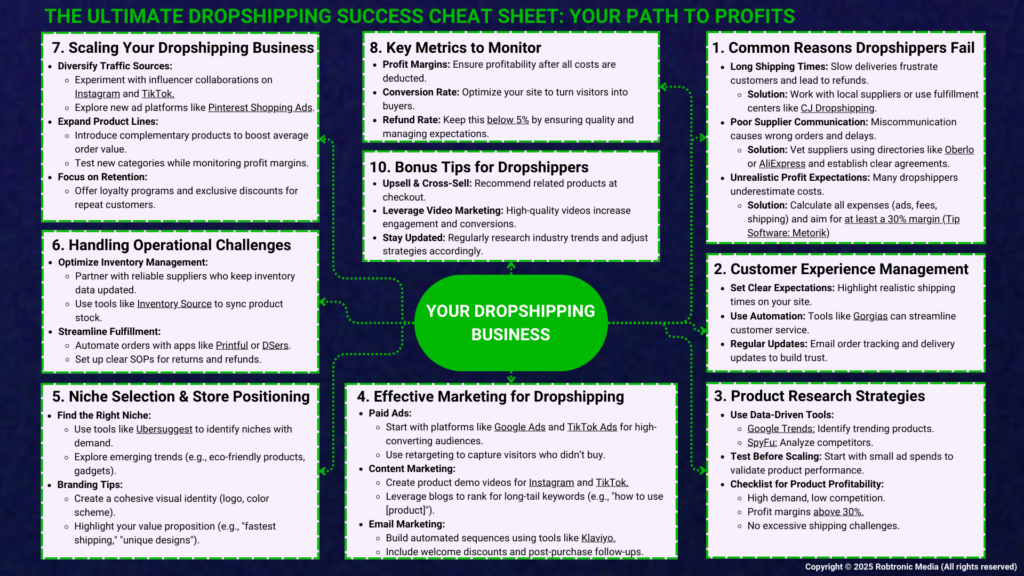 The Ultimate Dropshipping Success Cheat Sheet Your Path to Profits
