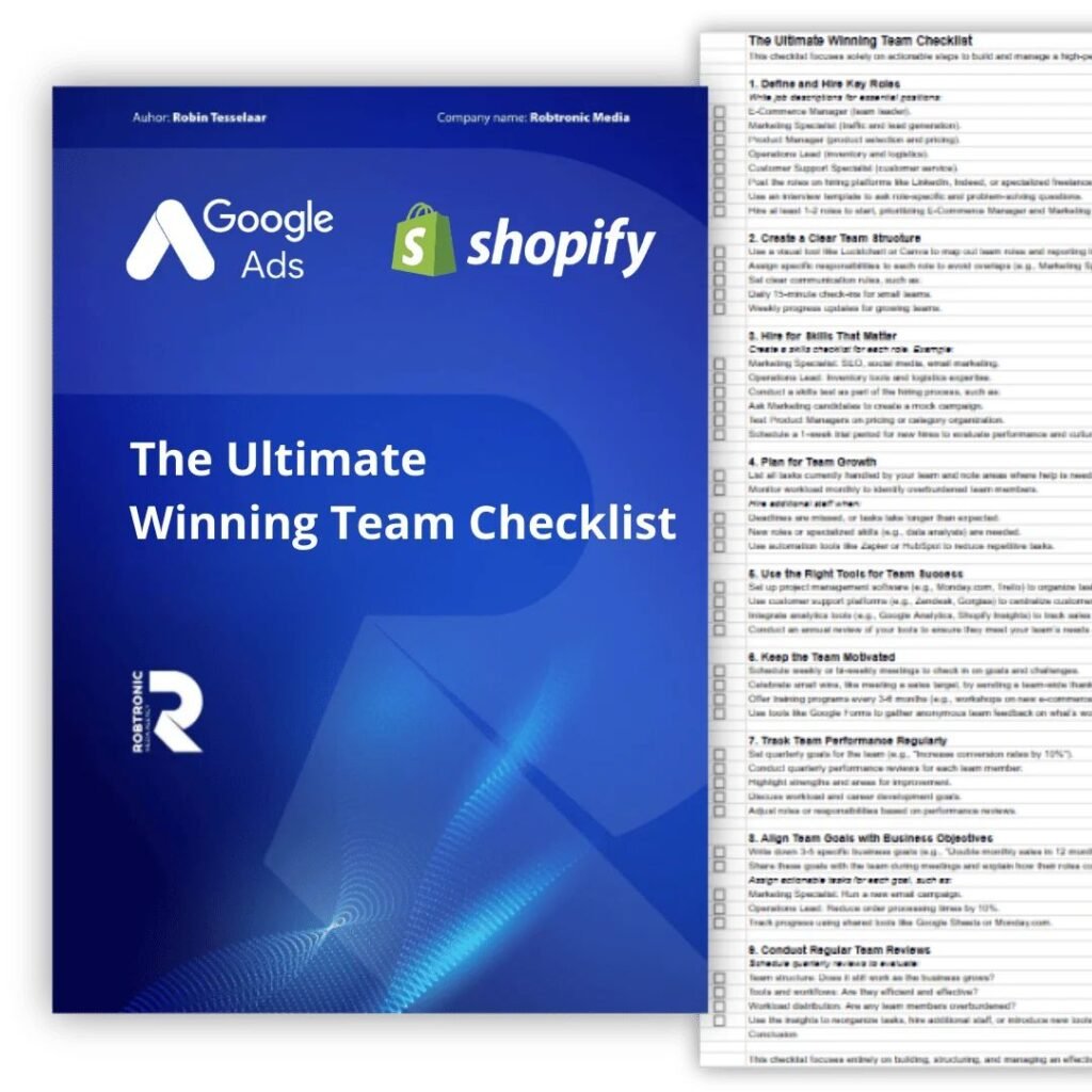 The Ultimate Winning Team Checklist