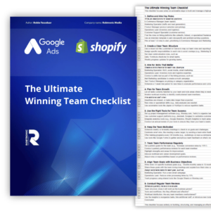 The Ultimate Winning Team Checklist