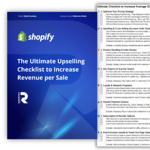 The Ultimate Upselling Checklist to Increase Revenue per Sale