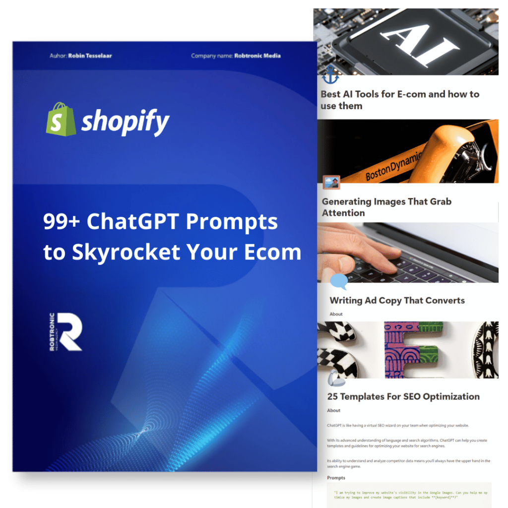 99+ ChatGPT Prompts to Skyrocket Your Ecom