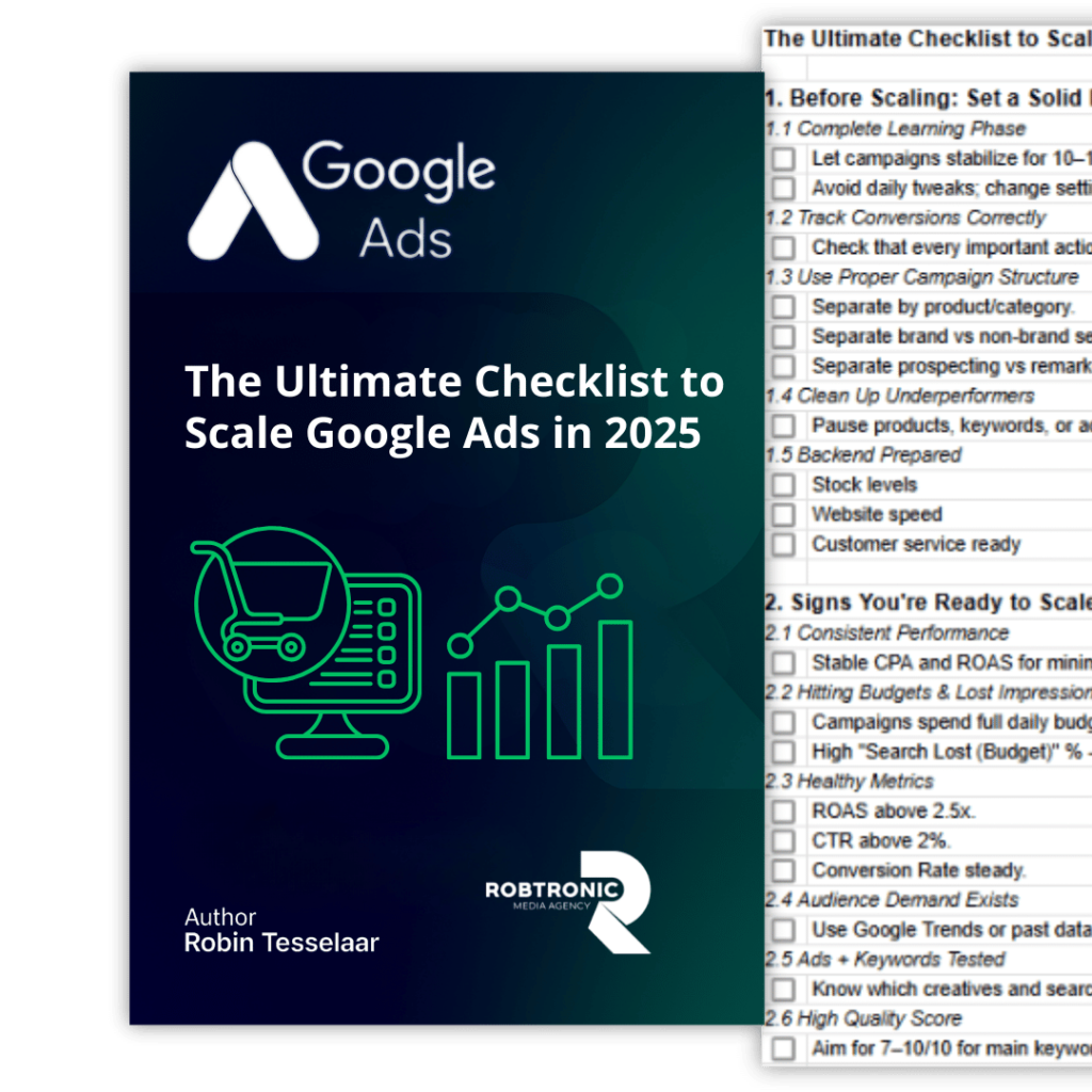 The Ultimate Checklist to Scale Google Ads in 2025
