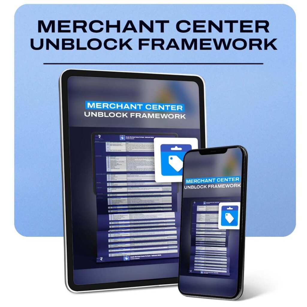Merchant-center-unblock-framework