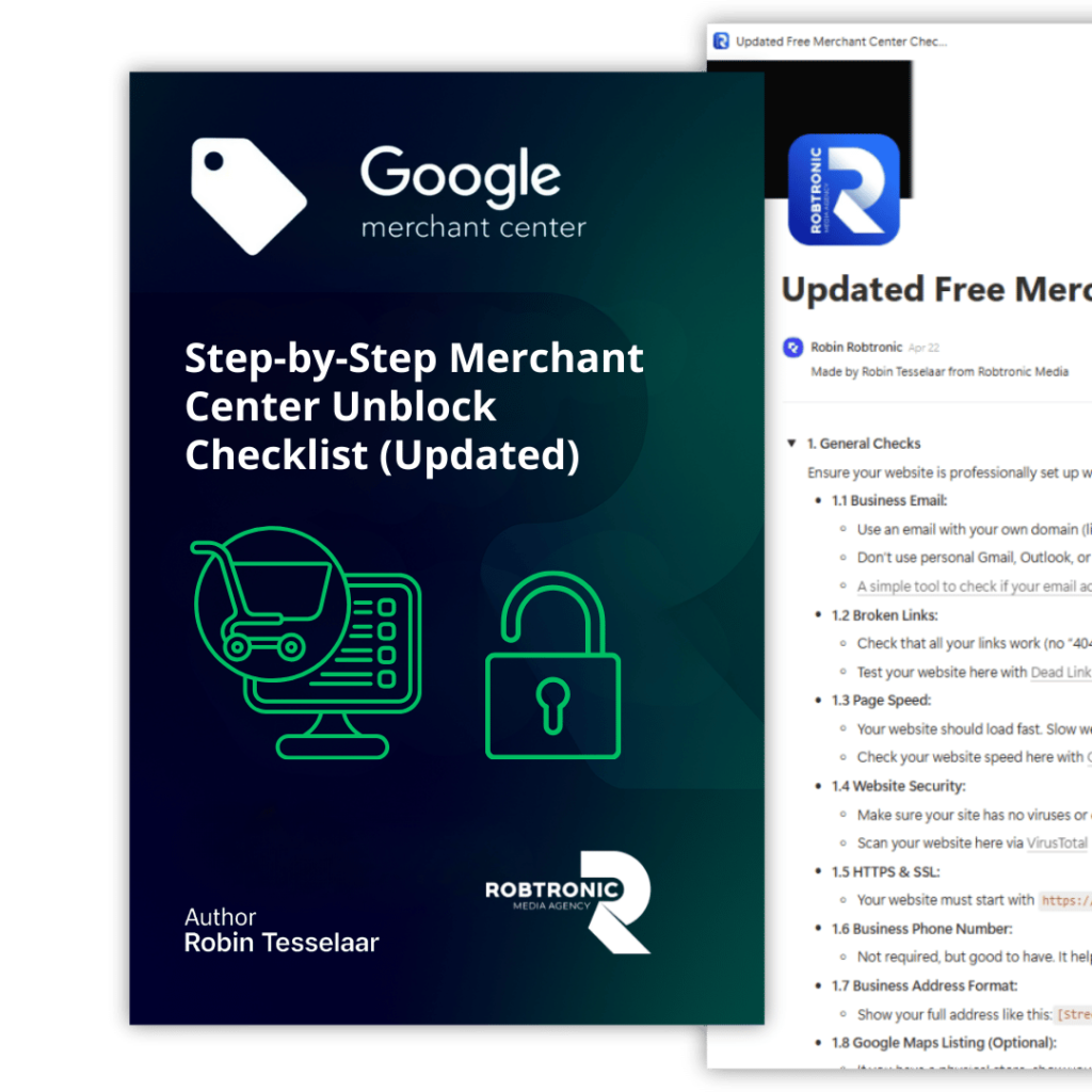 Step-by-Step Merchant Center Unblock Checklist (Updated)