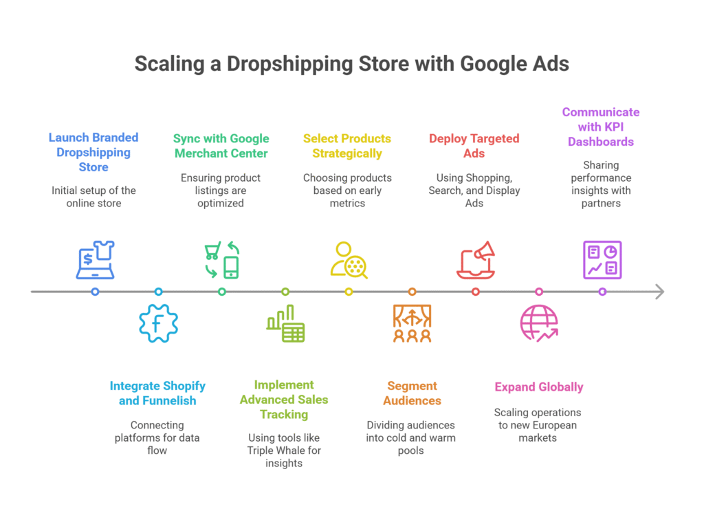How We Scaled a Branded Dropshipping Store to €422,000 in Revenue with Google Ads - visual selection