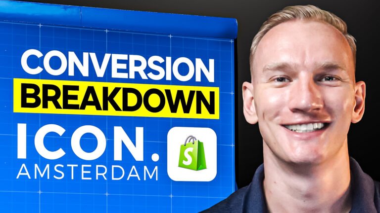 How ICON Amsterdam Increased Shopify Conversion Rate for Google Ads Profit (Full CRO Breakdown)