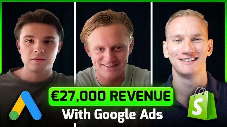 How Rens and Luuk Made €27,000 from Google Ads With Branded Dropshipping (Sports Niche)