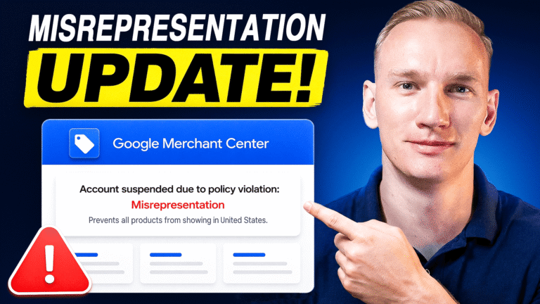 Merchant Center Misrepresentation Fix 2026 (Update)