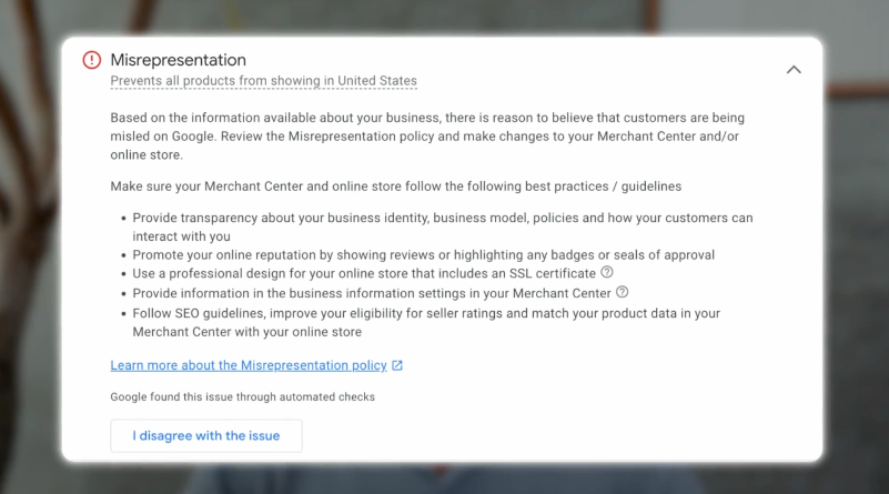 17.2 VSL Merchant Center Fix
